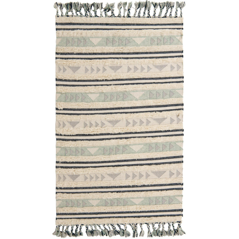 Annunciata Wool Moroccan Indoor Rug, Rectangle 5' x 8'