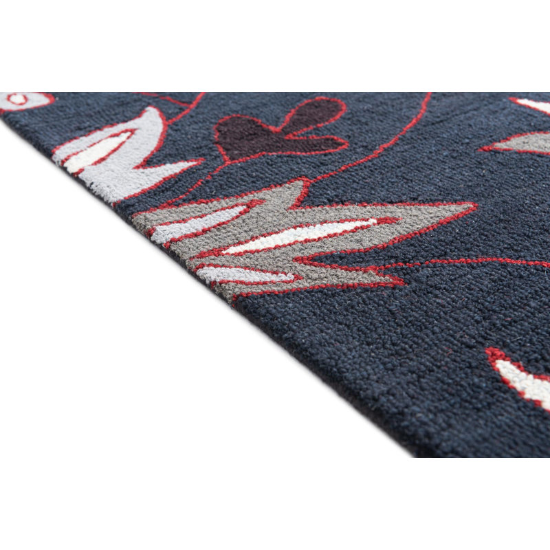 Tapis bleu marine Oberlin