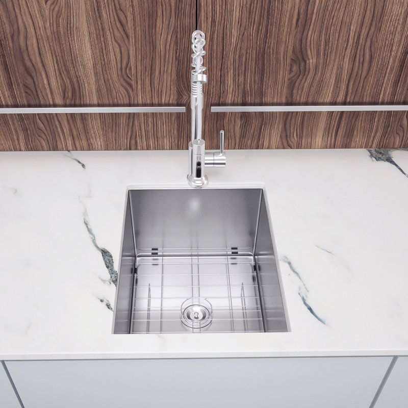14 " L Undermount Single Bowl Stainless Steel Kitchen Sink