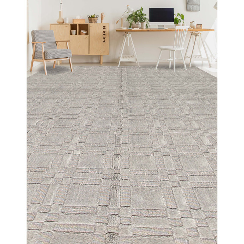 Wool Geometric Area Rug