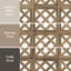 Kings Forest Lattice 17-5/8 In. X 17-5/8 In. Ceramic Floor And Wall Tile-570875785