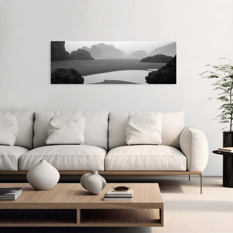 Panoramic View Of The Ocean Pacific Ocean Bandon State Natural Area Bandon Oregon USA by Pete Saloutos - Wrapped Canvas Panoramic Print