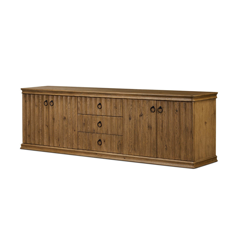 Cambra Media Console-Drifted Oak