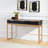 Aurelia 3-Drawer Console - Ebony & Gold