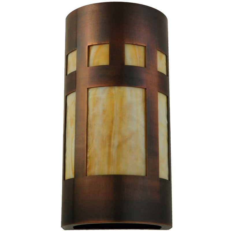 1 - Light Outdoor Bulkhead Light, Copper
