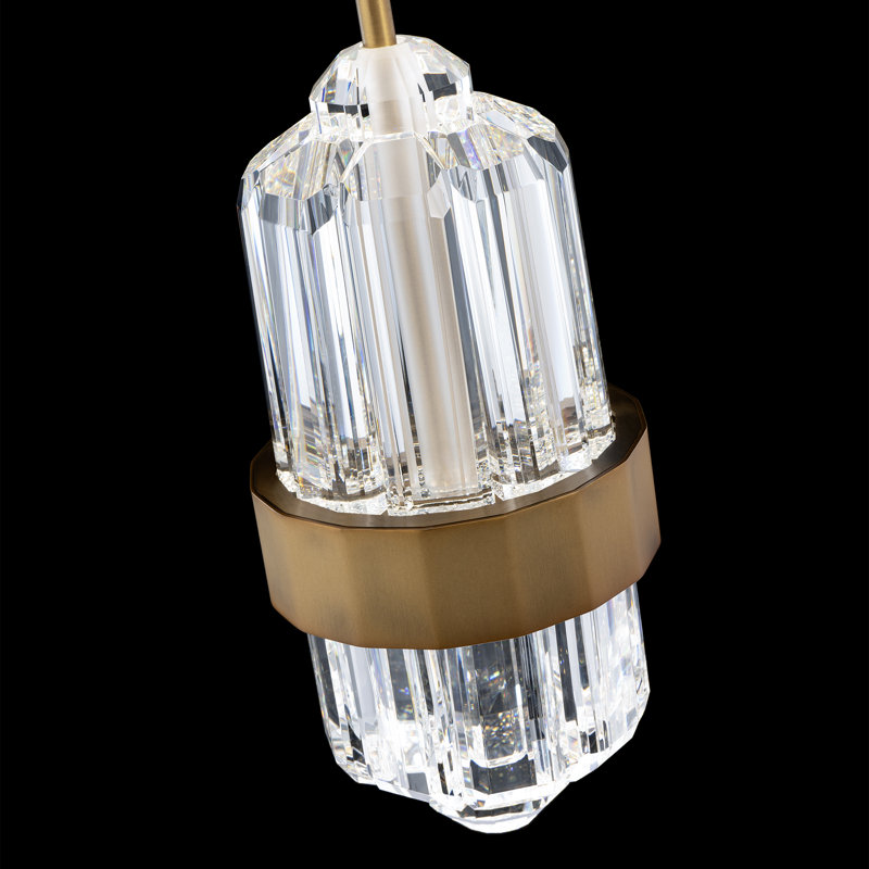 Silo 1 - Light LED Pendant, Aged Brass