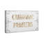 Glam Gold Quotes Champagne Problems - impression sur toile tendue-17913774