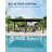 Modern Louvered Pergola with Aluminum Frame, Adjustable Louvered Roof & Integrated Drainage, Reinforced Weather-Resistant Gazebo for Backyard, 12x20 FT (Grey)-125500663