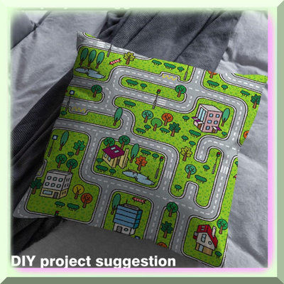 City Roadway Upholstery Fabric 3 Yards