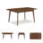 Jameila Extendable Solid Wood Base Dining Table