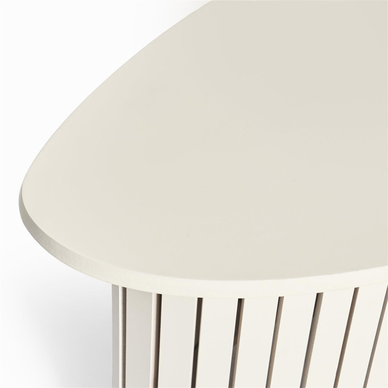 41cm W Manufactured Wood Bedside Table, White