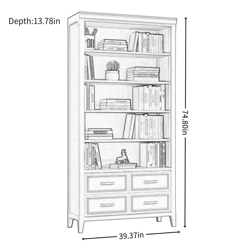 Modern and Simple Design Green Display Cabinet