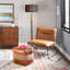 Eaton Faux Leather Accent Chair-204216825