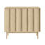 Two-Door Oiled Oak Chest of Drawers