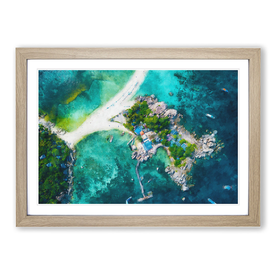 Koh Pha- Ngan in Ko Tao Thailand - Framed Print