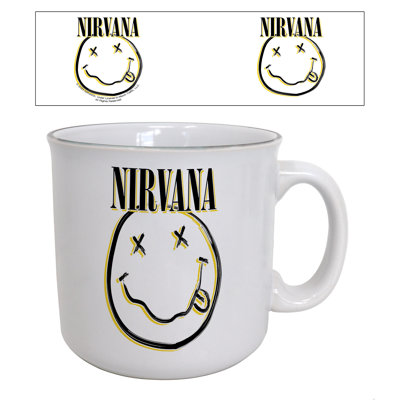 Nirvana - Smiley 20oz. Camper Mug