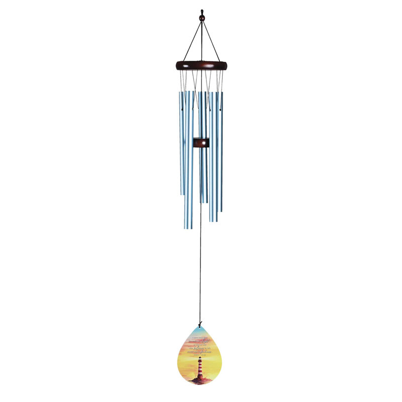 Rykia Weather Resistant Metal, Wood Nautical & Beach Wind Chime