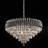 Modern Crystal Chandelier - 19-Light E12 Crystal  Light With Adjustable Height