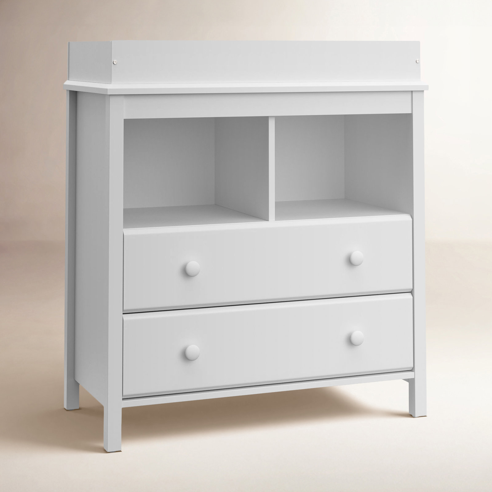 Alpine Changing Table Dresser, White