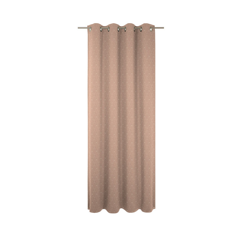 Uppingham Eyelet Opaque Curtain, Dark Beige, 145 W x 225 D cm