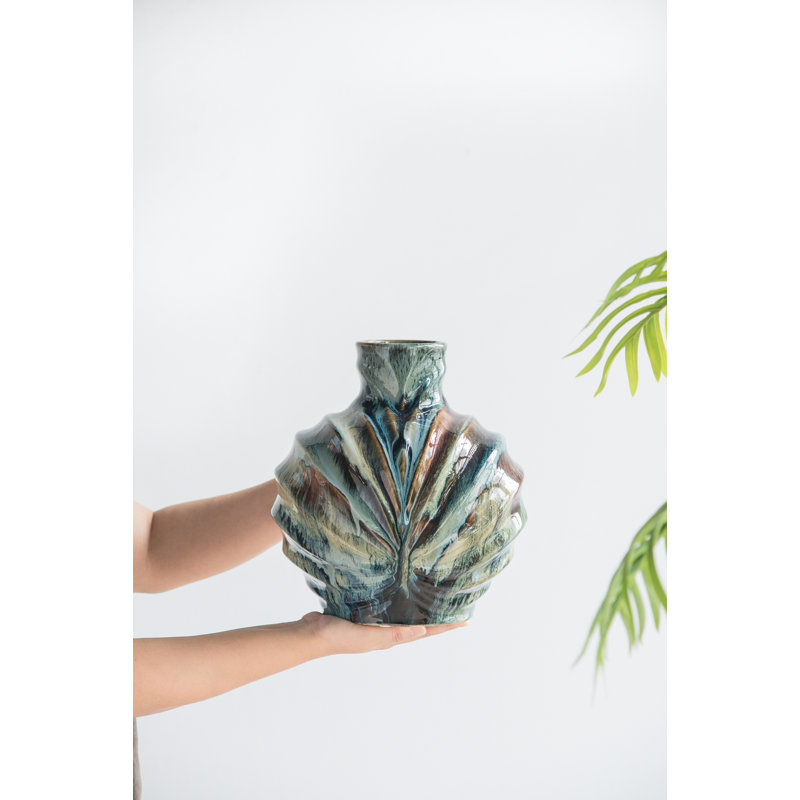 Vase de table en céramique 11 "
