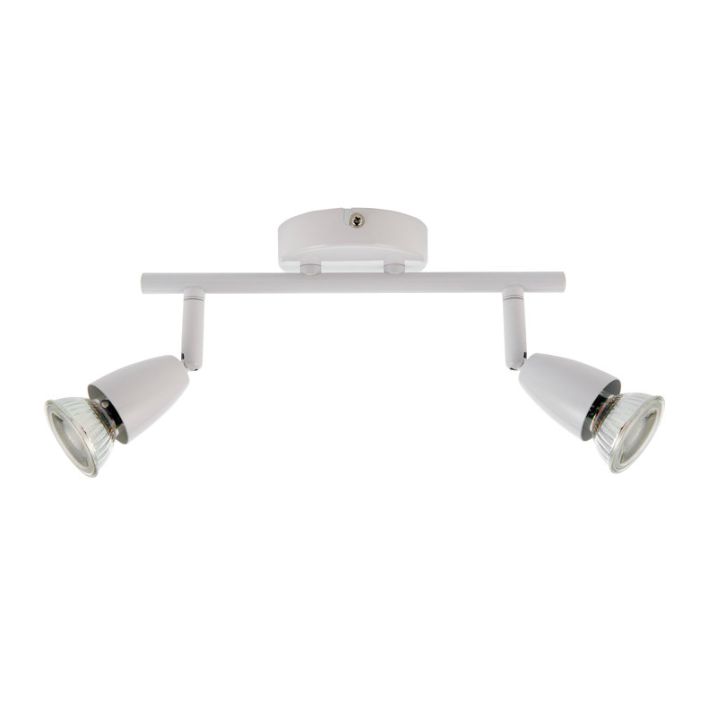Eichler Flush Mount, Gloss White Paint