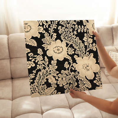 Floral Victorian Elegance V Classical Unframed Art Print