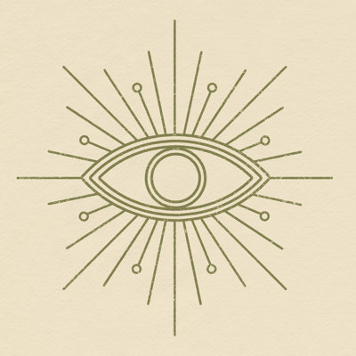 Eye Symbol I by Victoria Barnes - Wrapped Canvas Print