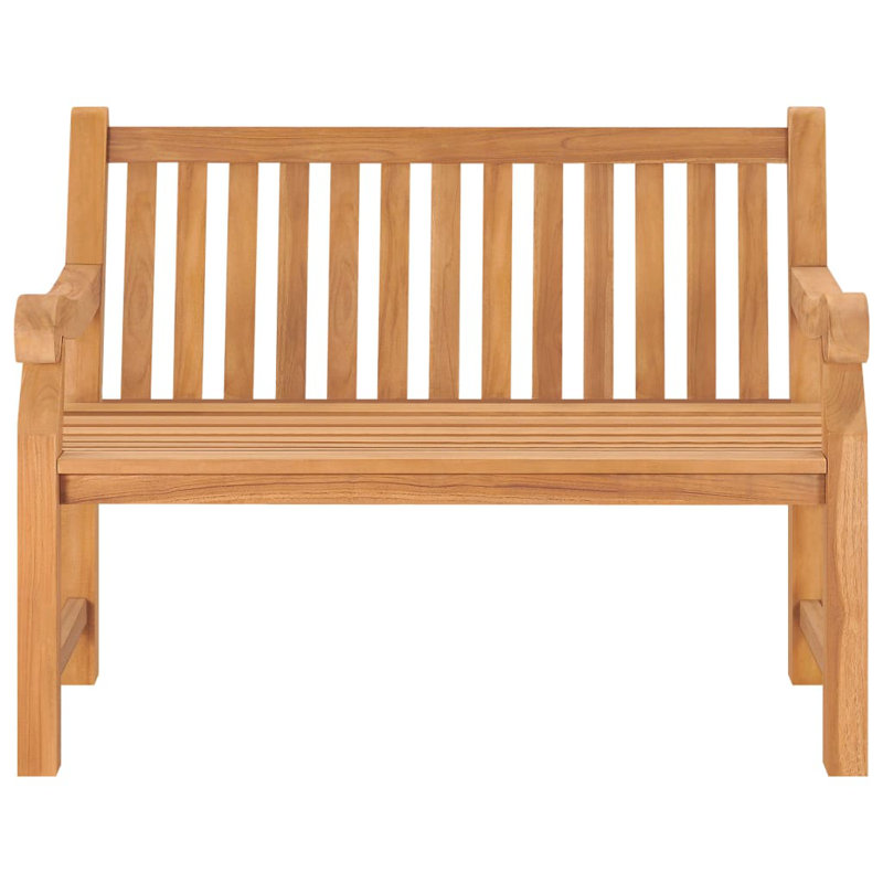 Bryant-Rivers Solid Wood Teak Outdoor Bench