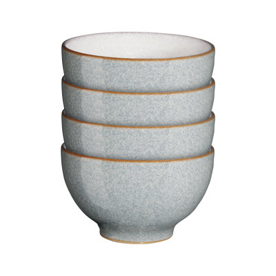 ELEMENTS LIGHT GREY SET OF 4 SMALL BOWLS