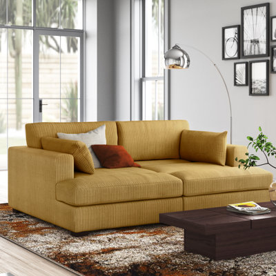 Bentura 210Cm Recessed Arms Modular Sleeper
