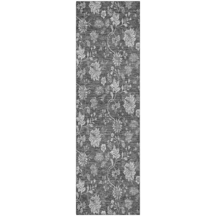 Premium Machine Washable Prisco Gray Rug