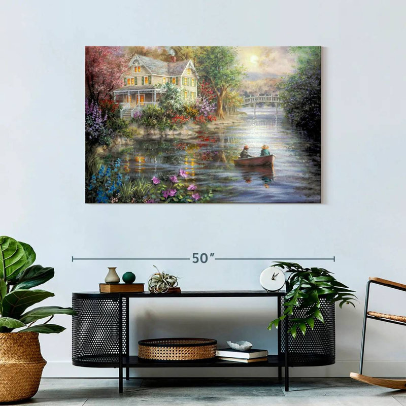 Lilie The Evening Reflections, 30" H x 45" W
