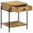 1-drawer Wood Accent Side Table Natural Mango