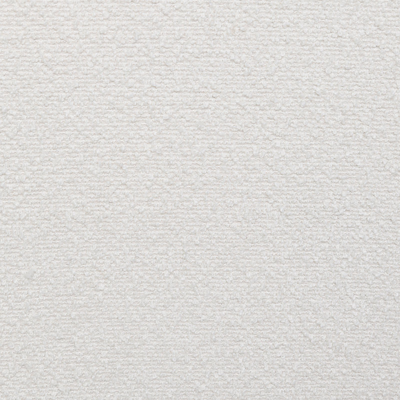 Petit fauteuil rembourré en tissu bouclé de 24 po de large Cleaven, Mélange de polyester beige