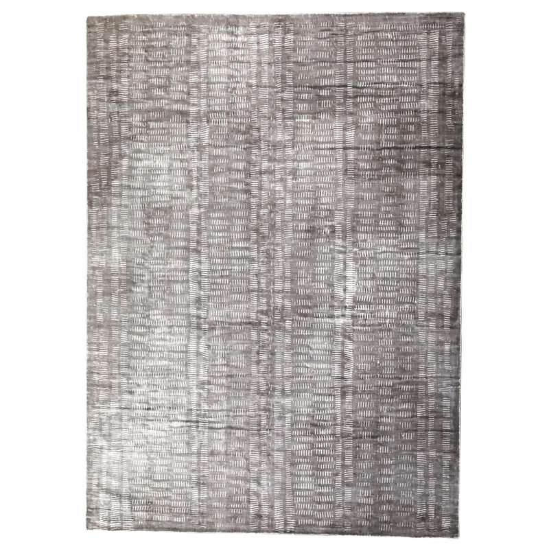 Frequency Rug-Charcoal/Cream, Rectangle 5' x 8'