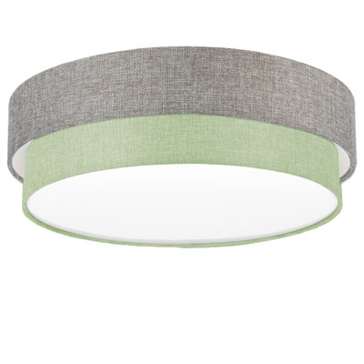 Avory Fabric Flush Mount