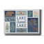 Toile épique Graffiti «Lakeside Days 6» par Laura Marshall, 60 po x 40 po