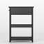 24" Tall End Table, Narrow Side Table with Drawer and Shelves for Small Spaces-788587464-744584639