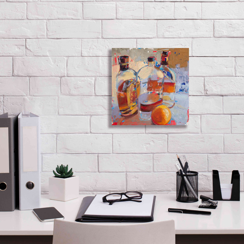 Reproduction sur toile tendue, H 12 po x l 12 po x P 0,75 po