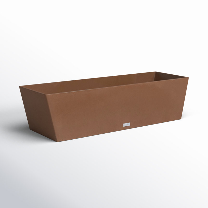 Pure Series Window Box Planter, 9" H x 36" W x 10" D, Espresso