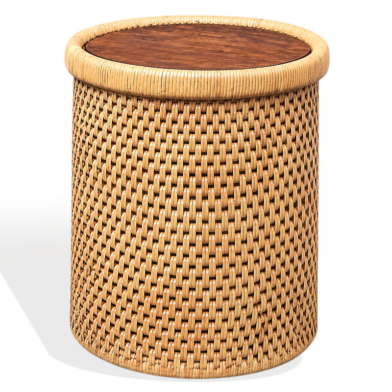 Table d'appoint en rotin Vincenza