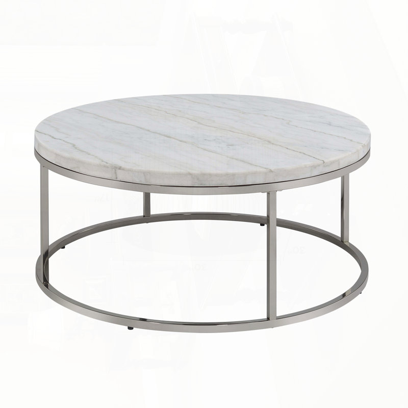 COFFEE TABLE W/MARBLE