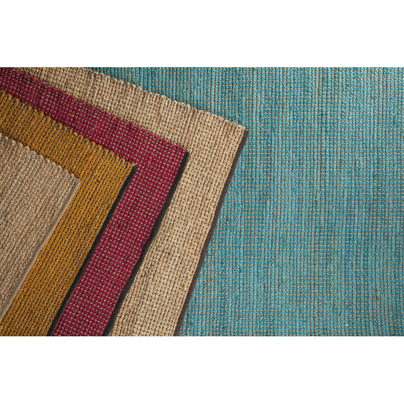 Zola Hand Loomed Area Rug in Tan, Rectangle 7'9" x 10'6"