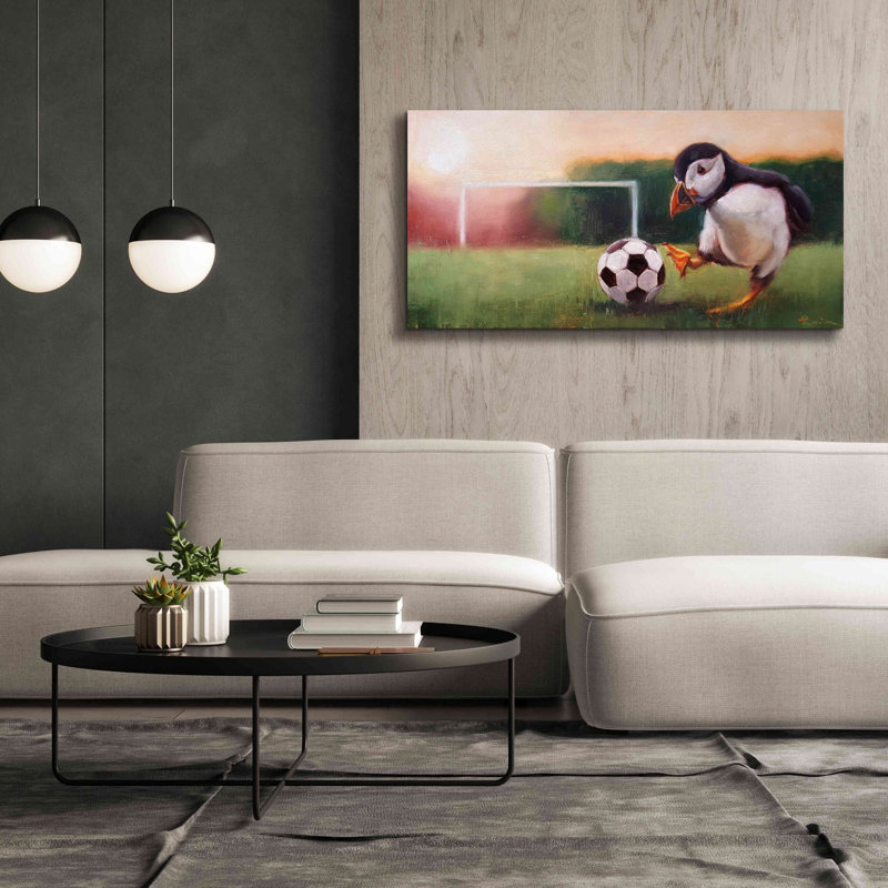 «Sidekick» par Lucia Heffernan, art mural sur toile, H 30 po x l 60 po x P 1,5 po