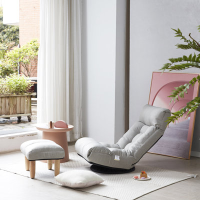 Single Sofa Reclining Chair Japanese Chair Lazy Sofa Tatami Balcony Reclining Chair Leisure Sofa Adjustable Chair