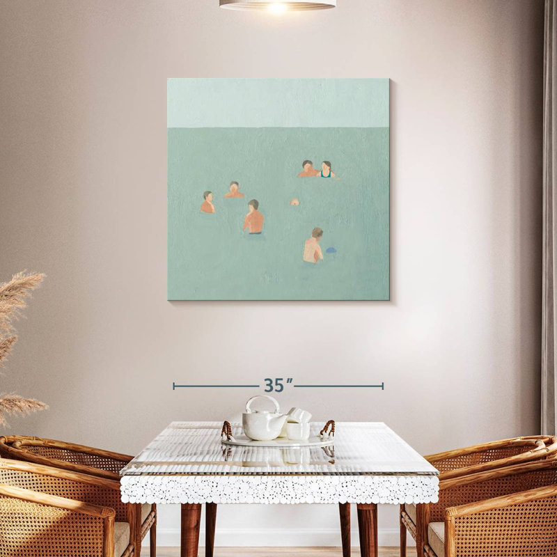 Senne The Swimmers II, 36" H x 36" W