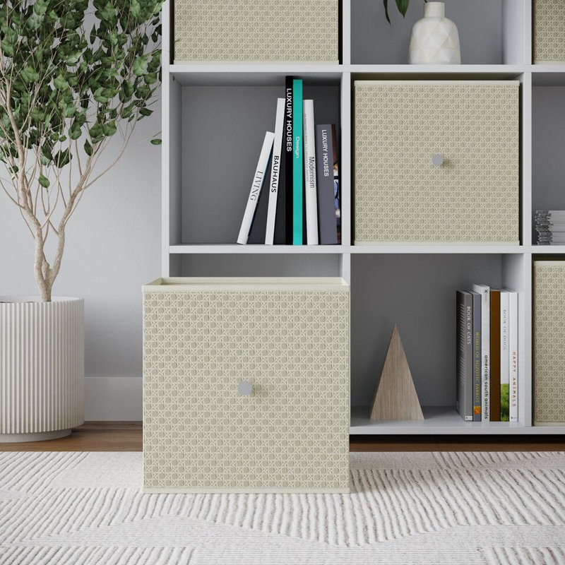 17 Stories Woven Decorative Basket, Beige