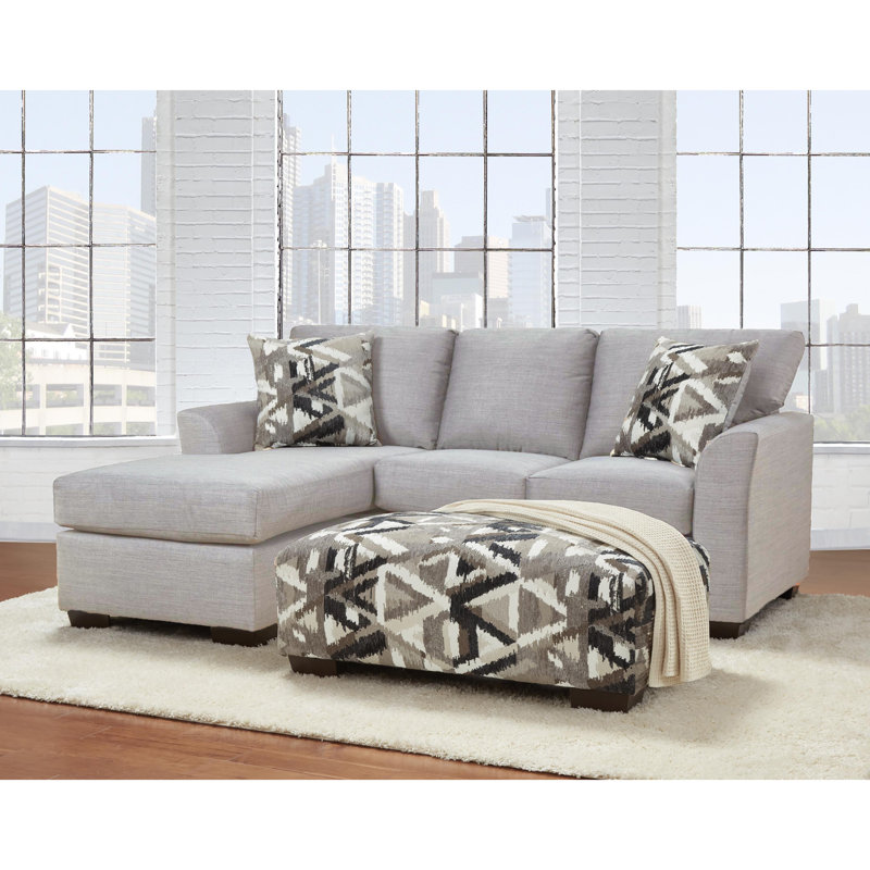Latitude Run® Chocolate Jourdanton Chofa-Love-Ott 3Pc Set, Light Grey Polyester Blend