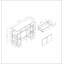 Buffet de cuisine modernisé avec 4 tablettes, combinant rangement et style pour une organisation efficace